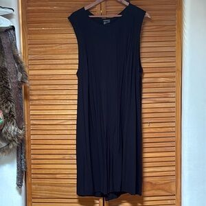 Ann Demeulemeester Black Sleeveless Cover Up Dress